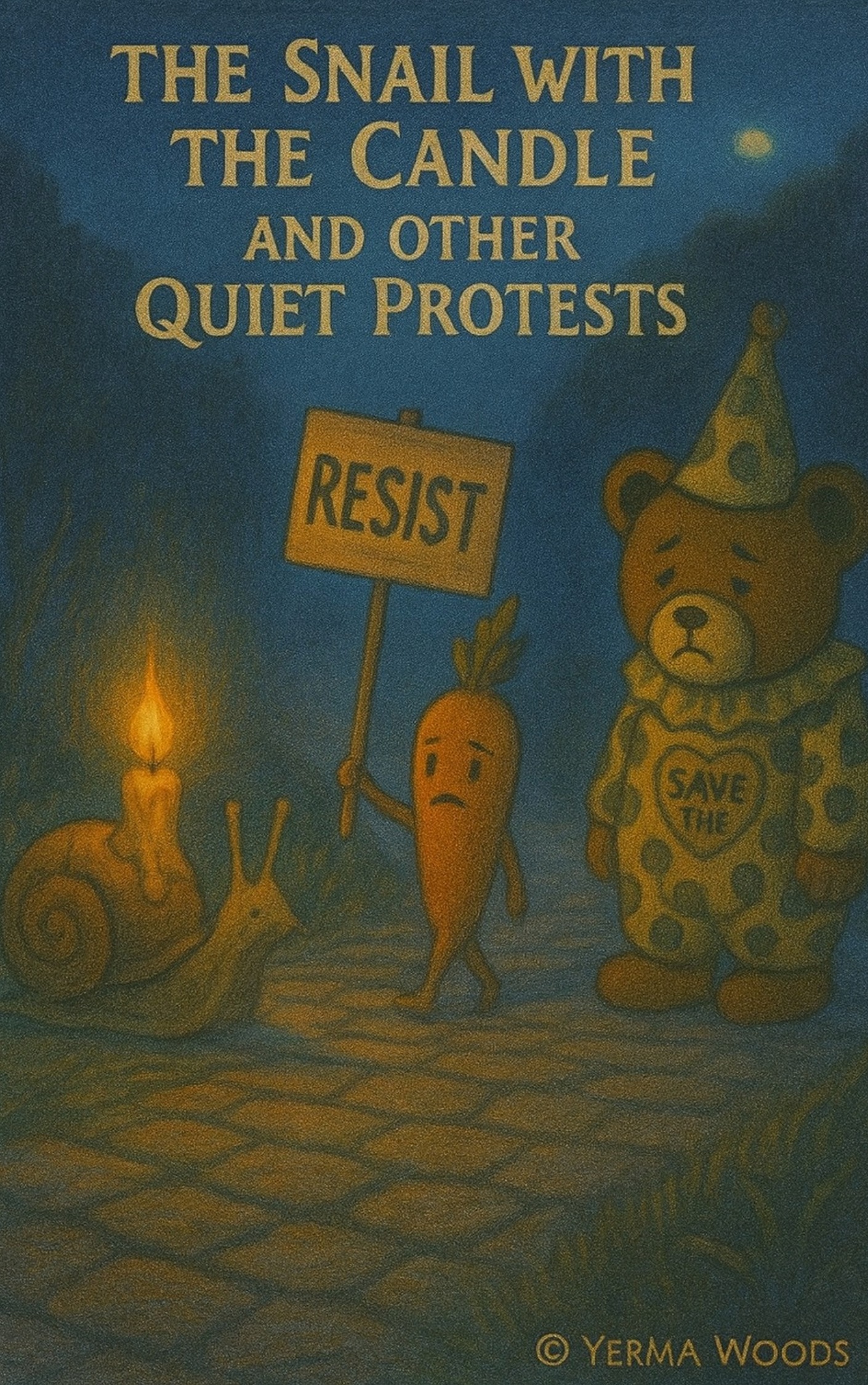 Cover art for The Snail with the Candle and Other Quiet Protests
